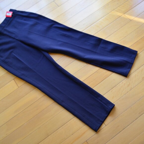 Spanx Slim Straight Leg Pants Size XL NWT Navy - Picture 5 of 9
